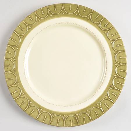 Gemma Baroque Mosstone 14" Chop Plate (Round Platter)