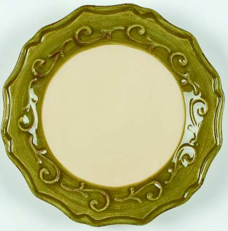 Gemma Baroque Mosstone Salad Plate