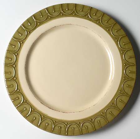 Gemma Baroque Mosstone Service Plate (Charger)
