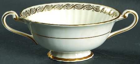 PAR150 Footed Cream Soup Bowl
