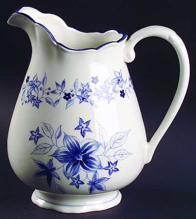 Blue Meadow (Scalloped) 72 Oz Pitcher