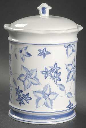 Blue Meadow (Scalloped) 6" Storage Jar & Lid