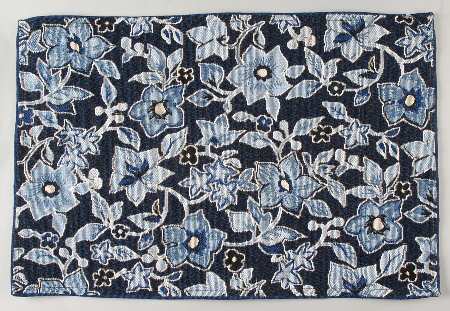 Blue Meadow (Scalloped) Cloth Placemat