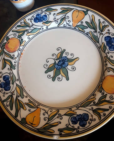 Perugia Frutta 12" Chop Plate (Round Platter)