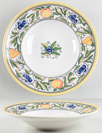 Perugia Frutta 12" Individual Pasta Bowl