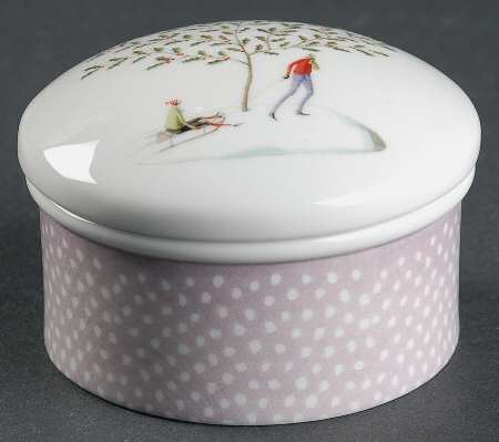 A Fine Romance 3" Round Treasure Box & Lid
