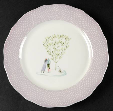 A Fine Romance Salad Plate