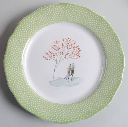 A Fine Romance Salad Plate