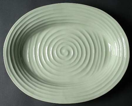 Sophie Conran Sage 14" Oval Serving Platter