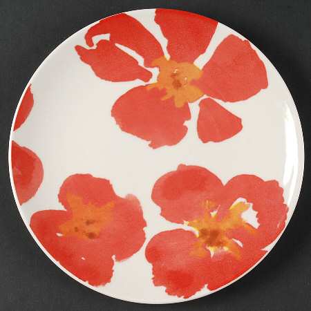 Graphic Garden Salad/Dessert Plate