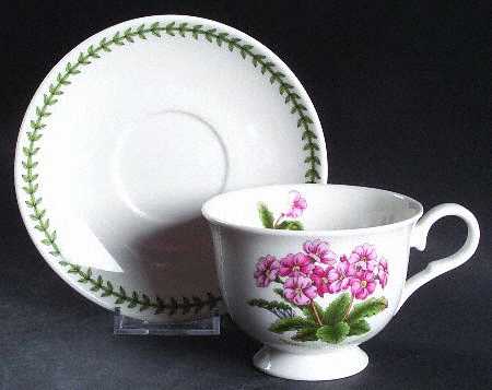 Botanic Garden Teacup & Saucer Collection Footed Cup & Saucer Set