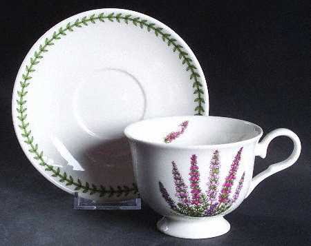 Botanic Garden Teacup & Saucer Collection Footed Cup & Saucer Set
