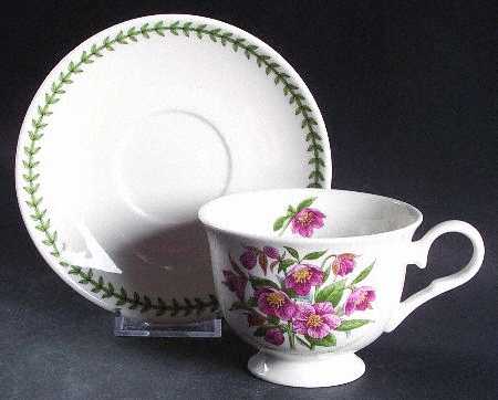 Botanic Garden Teacup & Saucer Collection Footed Cup & Saucer Set