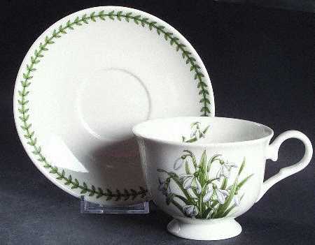 Botanic Garden Teacup & Saucer Collection Footed Cup & Saucer Set