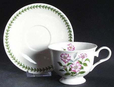 Botanic Garden Teacup & Saucer Collection Footed Cup & Saucer Set