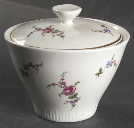 Chateau Rose Sugar Bowl & Lid