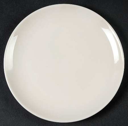 Undecorated Ivory Coupe Bread & Butter Plate