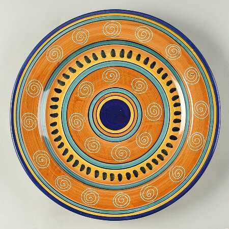 Italian Summer 14" Chop Plate (Round Platter)