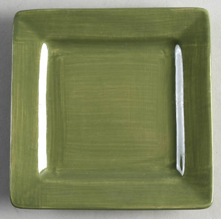 Essential Colours Green Square Appetizer Plate