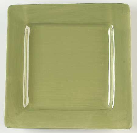 Essential Colours Green Square Dinner Plate