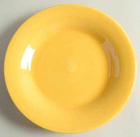 Essential Colours Yellow Salad Plate