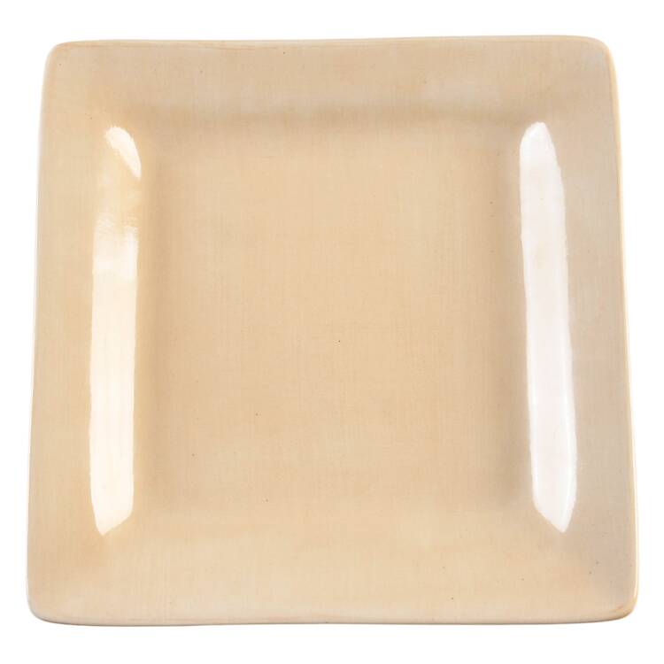 Essential Colours Ivory Square Salad/Dessert Plate