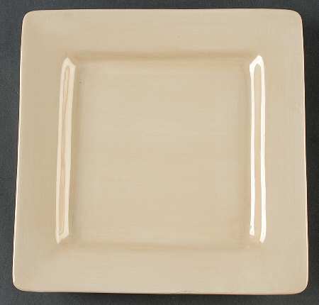 Essential Colours Ivory Square Salad/Dessert Plate