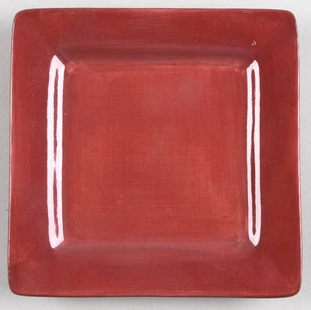 Essential Colours Red Square Appetizer Plate