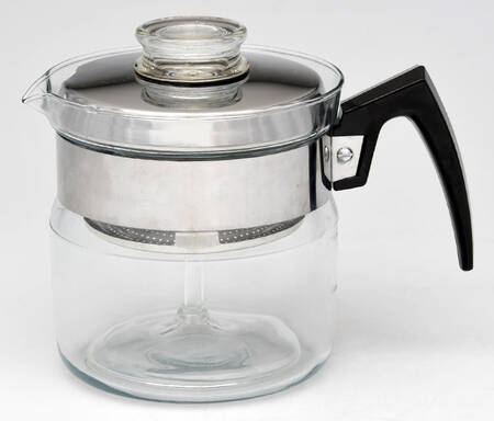 Flameware 4 Cup Percolator with Lid, Basket & Insert