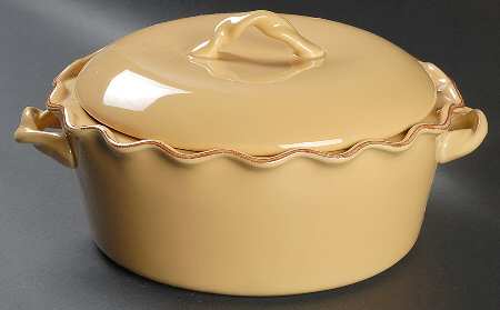 Village Collection Dijon 2.5 Quart Round Covered Baker