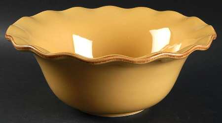 Village Collection Dijon 10" Round Vegetable Bowl