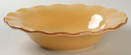 Village Collection Dijon Rim Soup Bowl