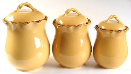 Village Collection Dijon (3 Piece) Canister Set (Box Set)
