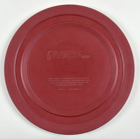 Sculptured Cranberry Plastic Lid for 11" Mixing Bowl
