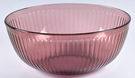Sculptured Cranberry 11" Mixing Bowl