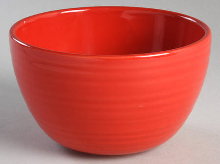 Sausalito Ridged Red Soup/Cereal Bowl