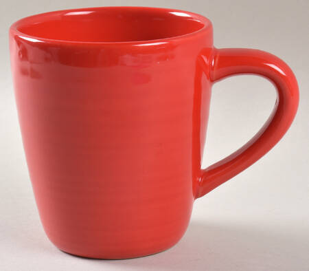 Sausalito Ridged Red Mug