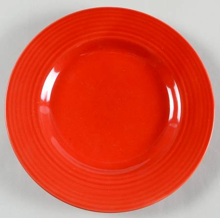 Sausalito Ridged Red Salad Plate