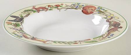 Fauna Large Rim Soup Bowl