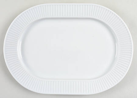 Plisse 14" Oval Serving Platter