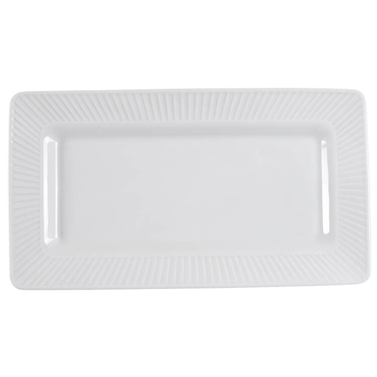 Plisse 9" Rectangular Serving Platter by Pillivuyt