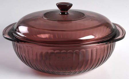 Originals Cranberry 2 Qt Round Covered Casserole