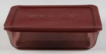 Originals Cranberry Glassware Storage Bowl & Lid
