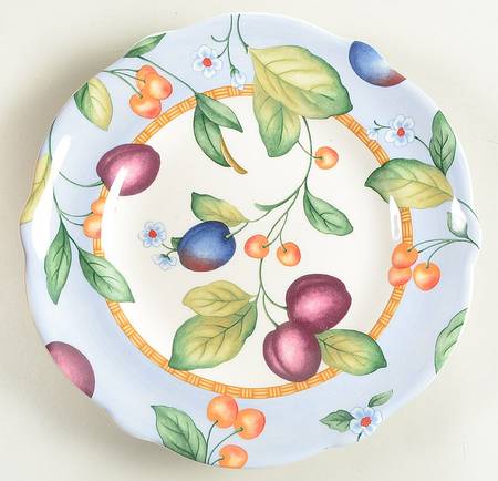 Fruit on the Vine Luncheon Plate