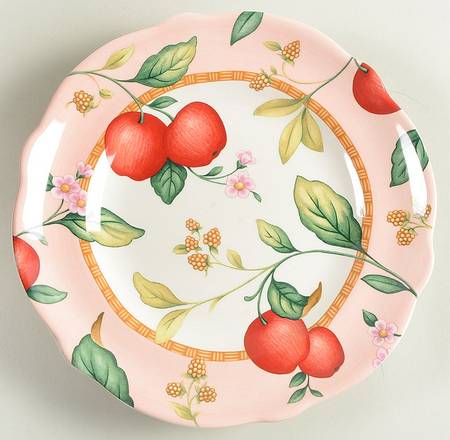 Fruit on the Vine Luncheon Plate