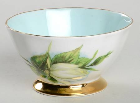 Six World Famous Roses (Newer) Open Sugar Bowl