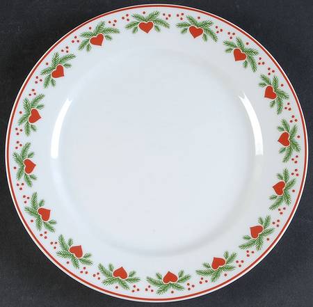 Hearts & Pines Salad Plate