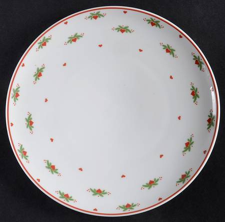 Hearts & Pines Coupe Dessert Plate