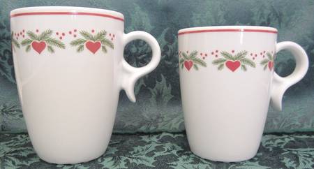 Hearts & Pines Large Mug