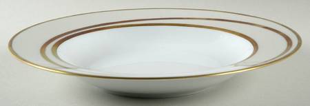 Illusions Amande (Almond) Large Rim Soup Bowl